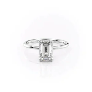 Emerald Solitaire Hidden Halo