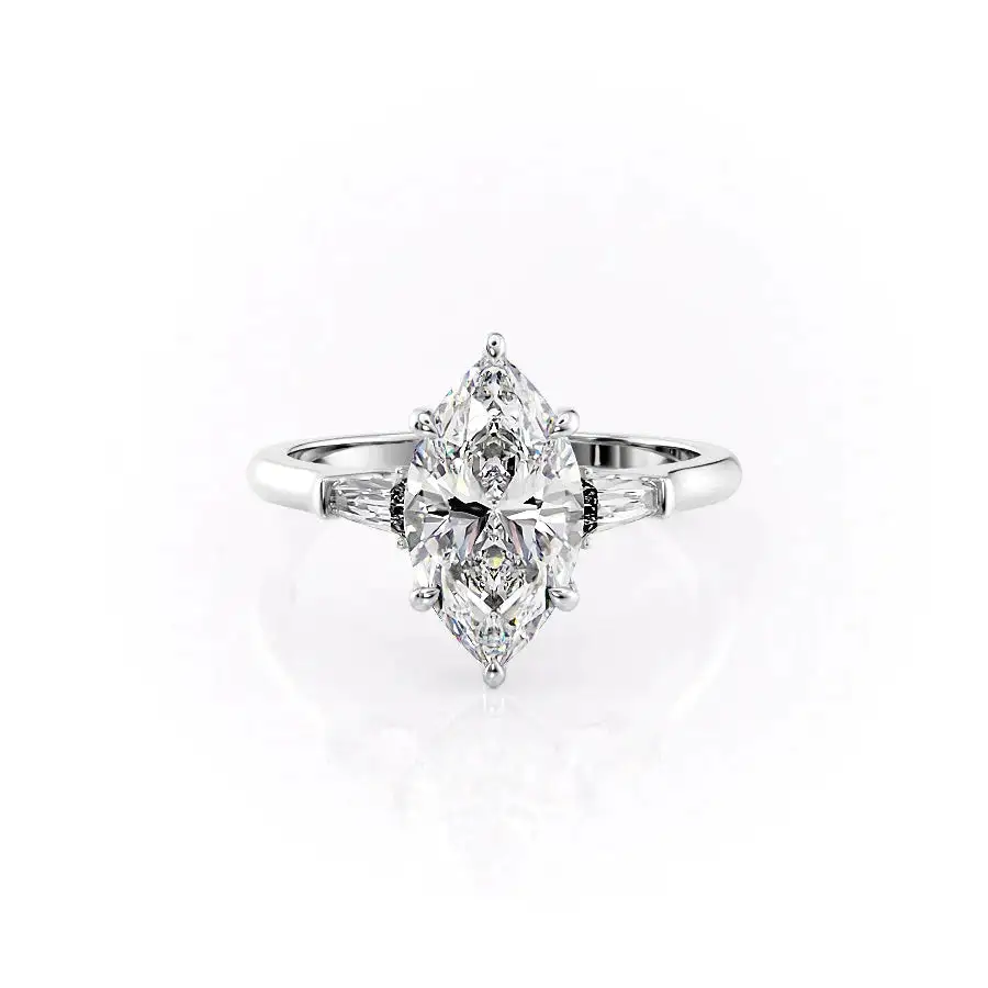 Marquise Three Stone Baguette