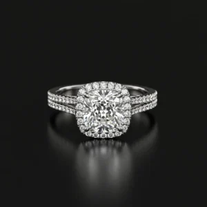 Cushion Halo Split Band Nº1