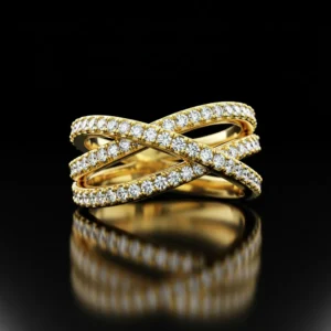 Intrecciati Intertwined Diamond Ring Nº24
