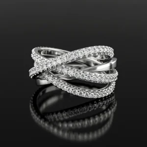 Intrecciati Intertwined Diamond Ring Nº4