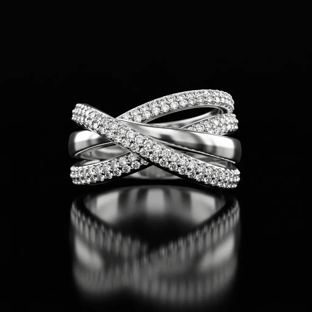 Intrecciati Intertwined Diamond Ring Nº6