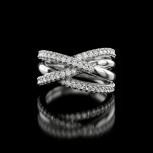 Intrecciati Intertwined Diamond Ring Nº9
