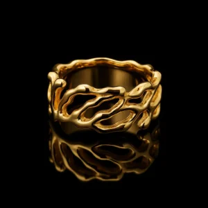 Liquid Nature Inspired Ring Nº9