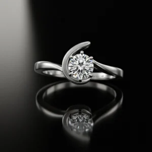 Modern Engagement Ring Nº20
