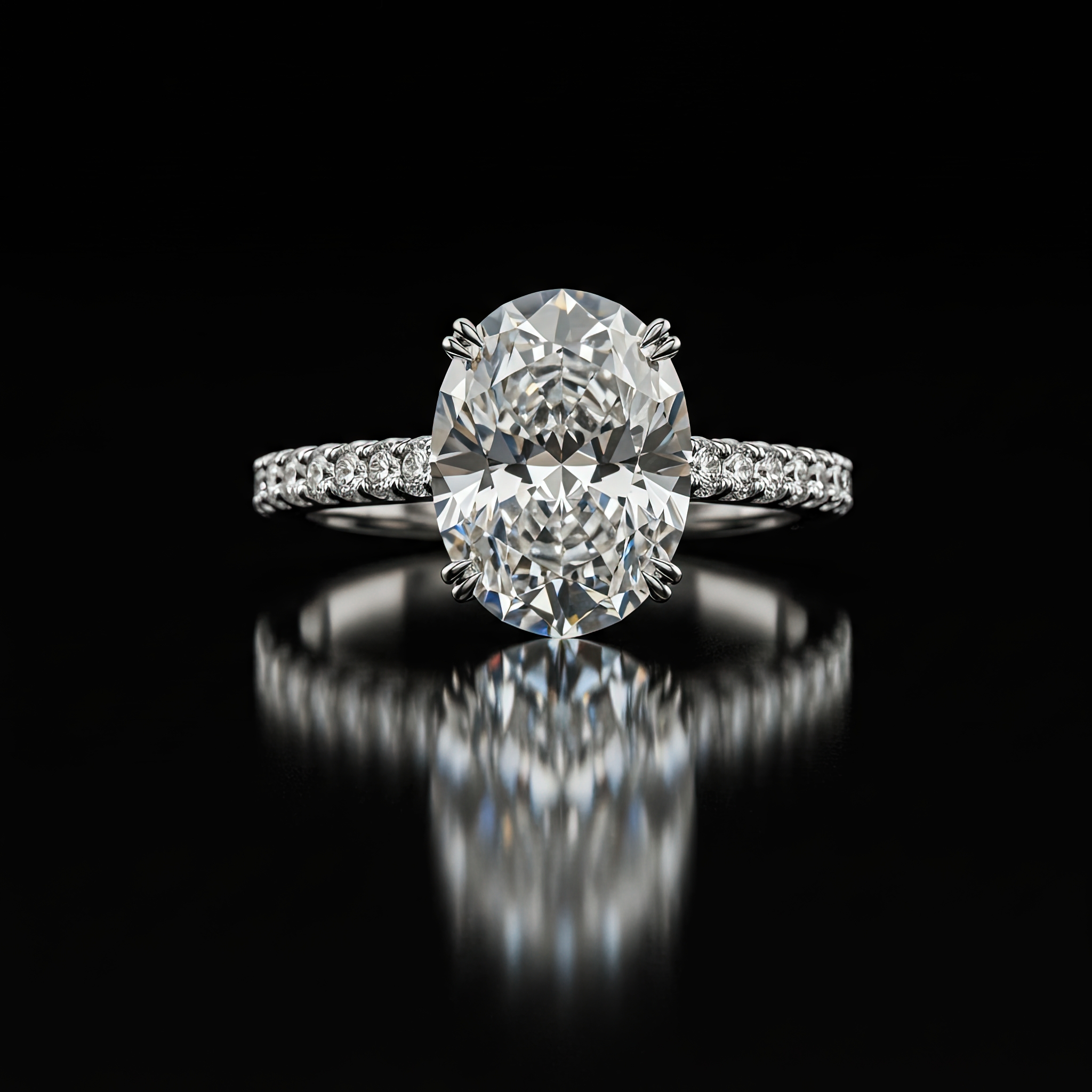 Oval Pave Band Nº1