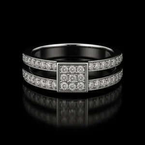 Piazza Square Diamond Ring Nº25