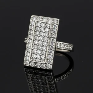 Piazza Square Diamond Ring Nº30