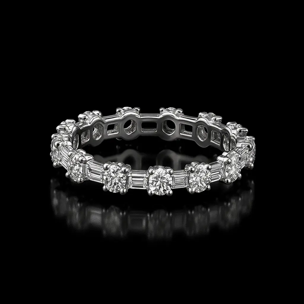 Pizzo Tessuto Lace Diamond Ring Nº4